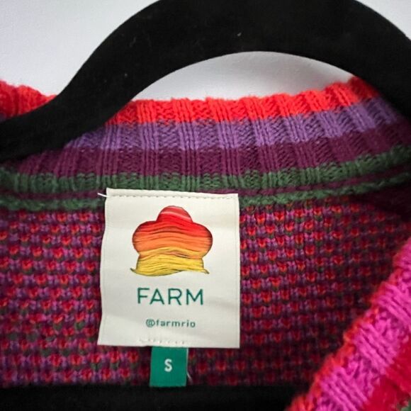 Abstract Multicolor Sweater Size S - Picture 5 of 7